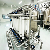 Module de membrane à fibres creuses à l'échelle de laboratoire, boîtier pour tests en laboratoire, 10kDa-500kDa, 0.1-0.45m, cartouche filtrante TFF en PVDF PES
