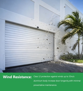 Porte de <span class=keywords><strong>garage</strong></span> automatique à enroulement rapide en aluminium, porte à enroulement spiralé haute vitesse - Product Image 5
