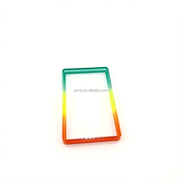 Étui de protection transparent anti-abrasion en TPU minimaliste effet arc-en-ciel pour cartes et passeports, compatible avec les slabs de gradation BGS/SGC, ajustement universel et tendance