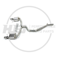 Échappement au design miroir poli avec son riche et profond pour Volkswagen R36 3.6L Passat CC Magotan avec silencieux et sans valve