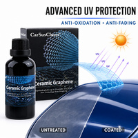 Cera de Recubrimiento Nano Cerámico de Grafeno CarSusChem Personalizable, Líquido Anti UV, Super Brillo, Protección de Pintura para Autos y Yates