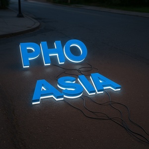 Dẫn dấu hiệu cho doanh nghiệp, saam phía trước thắp sáng cá nhân tùy chỉnh 3d dẫn chiếu sáng dấu hiệu, ngoài trời dẫn đăng ký hội đồng quản trị, tùy chỉnh dẫn đăng ký hiển thị - Product Image 2