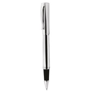 Penna ROLLERBALL in ottone con finitura cromata per la scrittura - Product Image 1