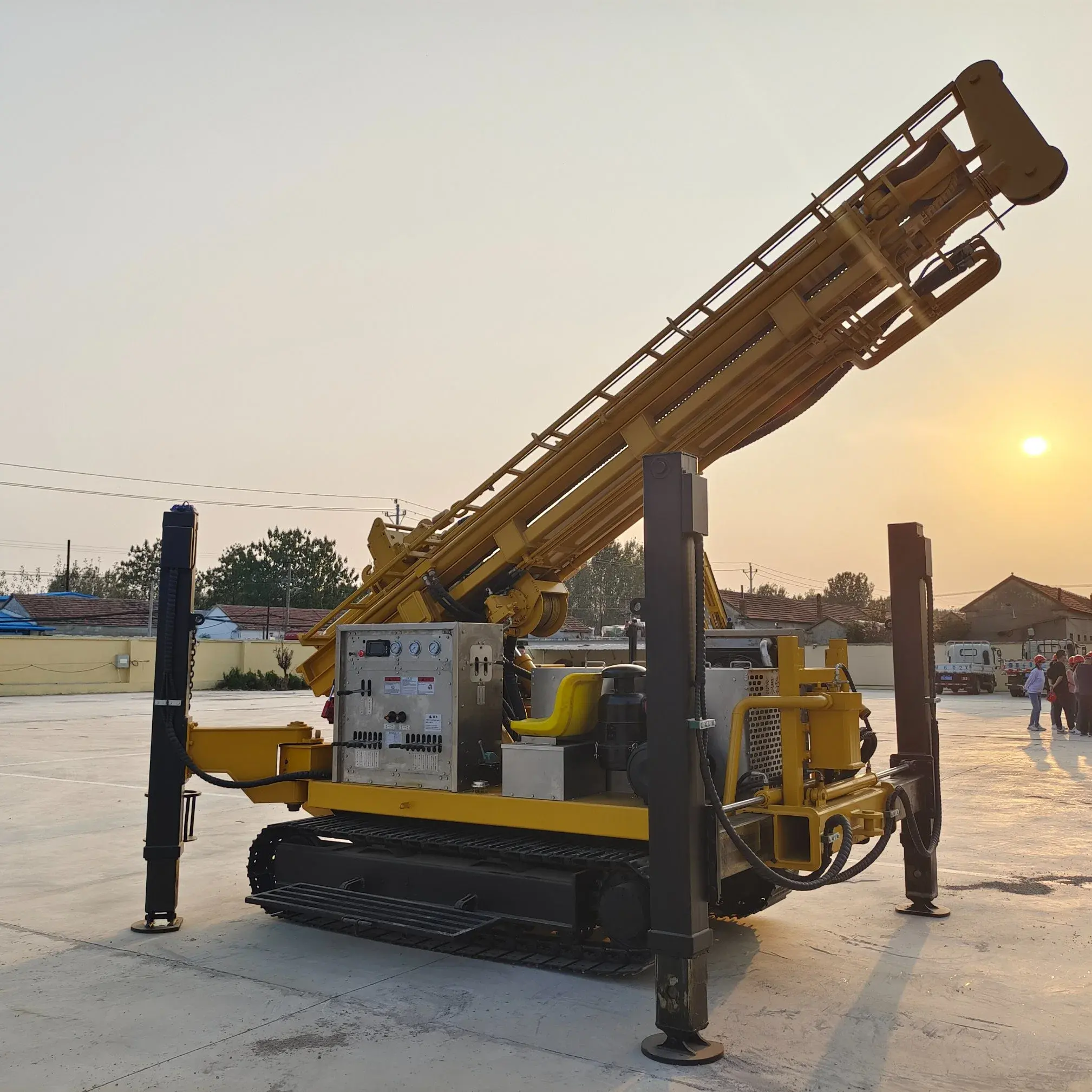 600m 500m 400m track mounted deep borehole water well drilling rig machine for sale
