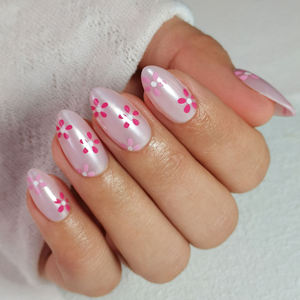 <span class=keywords><strong>Gel</strong></span> suave personalizado <span class=keywords><strong>verano</strong></span> Prensa en <span class=keywords><strong>uñas</strong></span> impresión flor mujeres elegantes Etiqueta Privada Faux Ongles diseño <span class=keywords><strong>uñas</strong></span> postizas - Product Image 2