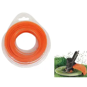Garten-Grasschneider-Seil Hochleistungs-2,4mm-Rundform Nylon-Unkrautfräser-Streifen-Schneidelinie