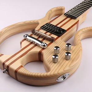 Guitare électrique de haute qualité de la marque Gecko, design ajouré, manche intégré, vente en gros - Product Image 1