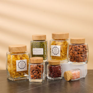 Barattolo di vetro di lusso da 50 <span class=keywords><strong>ml</strong></span> a 750 <span class=keywords><strong>ml</strong></span> per alimenti da <span class=keywords><strong>cucina</strong></span> contenitore per alimenti barattolo di spezie in vetro - Product Image 4