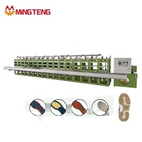 Ligne de production de semelles de chaussures en EVA chaudes et froides MTPP-35T avec moteur comme composant central