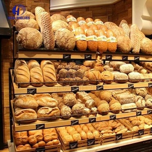 Ngắn Gọn Phong Cách Bakery Cửa Hàng Multilayer Di Chuyển Sàn Gỗ Bánh Mì Hiển Thị Đứng - Product Image 4