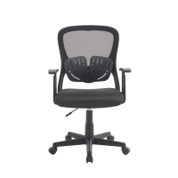 Nouvelle arrivée Chaise de bureau pivotante élégante en maille avec support dorsal Chaise en tissu bon marché pour les fonctions de décoration de bureau