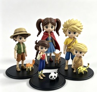 Figurine personnalisée Bobblehead – Décoration personnalisée en résine – Collection de figurines Fille et Animal