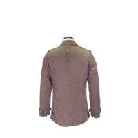 Vente en gros Veste parka à col montant pour homme avec capuche Manteau chaud d'hiver Vêtements masculins personnalisés Motif de lettres