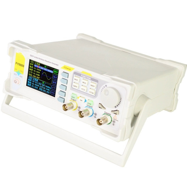 FY6900-60M Function Signal Generator High Precision Digital DDS Dual-channel Function Signal/Arbitrary Waveform Generator