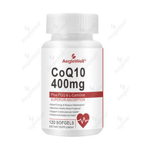 दिल के स्वास्थ्य और ऊर्जा उत्पादन में वृद्धि हुई कोक्यू 10 कोइम 400 मिलीग्राम कोक 10 पूरक 120 - Product Image 2