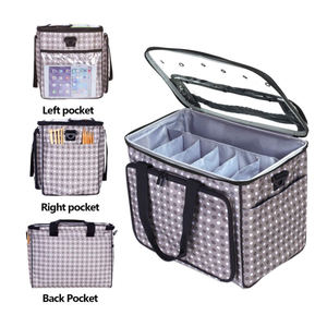 Caja de Herramientas de Costura <span class=keywords><strong>para</strong></span> el Hogar, Kit de Costura con Dedal, Suministros de Costura, Bolsa de Almacenamiento, Bolsa de Transporte <span class=keywords><strong>para</strong></span> Costura, Maletín de Costura Portátil - Product Image 6