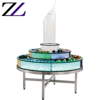 Lampes chauffantes pour aliments modernes, décoration d'événements, table à vapeur de buffet à induction électrique et pot chaud, table de serveur de buffet de restauration