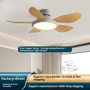 Phòng khách phòng ngủ Trần Quạt ánh sáng điện im lặng điều khiển kỹ thuật số năng lượng hiệu quả lớp A +++ Bảo hành 3 năm hộ gia đình tinh khiết - Product Image 2