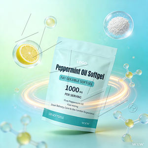 Cápsulas de Aceite de Menta Pura en Oferta, Suplemento Orgánico para el Confort Gastrointestinal, 1000 mg, Cápsulas Blandas para la Salud de los Adultos - Product Image 4