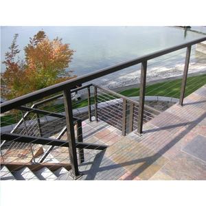 DAIYA Ss Cable Railing Kit <strong>Fit</strong> 1/8" Wire Rope with Black Wire Cable Balustrade - Product Image 2