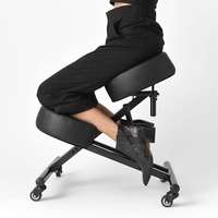 Silla de Rodillas con Altura Ajustable, Ergonómica, Correctora de Postura, Taburete de Rodillas para Soporte Lumbar