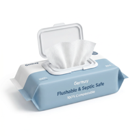 Lingettes démaquillantes quotidiennes hypoallergéniques en non-tissé épais de qualité supérieure, douces, non parfumées, infusées à l'aloe vera, pour le soin de la peau