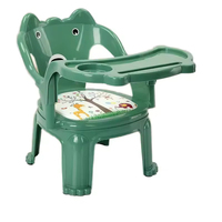 Chaise haute multifonctionnelle pour bébé avec plateau, siège d'apprentissage et dossier, idéale pour la maison – Vente en gros usine