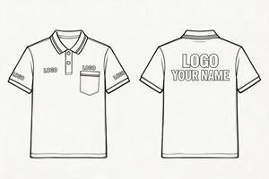 Camiseta Polo de Manga Corta de Poliéster Ecológica Personalizada para Uniforme de <span class=keywords><strong>Camarera</strong></span>, Logotipo por Transferencia de Calor, Unisex, Tallas L-6XL, para Restaurantes y Bares - Product Image 6