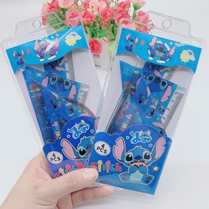 Ensemble de règles Hunter X Hunter, 4 pièces, outils mathématiques en plastique, papeterie scolaire pour étudiants - Product Image 5
