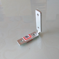 Eckwinkel aus Aluminiumlegierung, Eckwinkel aus Aluminium für Schränke, Eckwinkel für Glastürprofile, L-förmige Eckwinkel