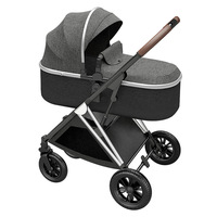 Poussette pour bébé en alliage d'aluminium, légère, pliable, design bidirectionnel, siège haute visibilité pour nouveau-nés et bébés