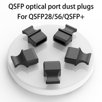 Bouchons anti-poussière de Port optique QSFP28/56/QSFP +, bouchons anti-poussière de Module optique, bouchons d'émetteur-récepteur optique, commutateur routeur Silicone