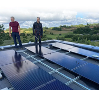 Système d'énergie solaire hybride 10 kW 8 kW 6 kW 5 8 10 kW, kit complet de systèmes solaires pour maison