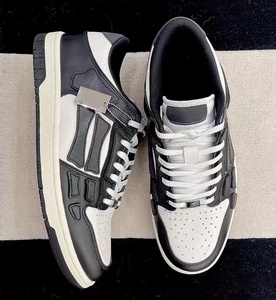 High Quality Genuine Leather Casual Designer <b>Shoes</b> Breathable Anti-Slip Lightweight Unisex Sporty <b>Walking</b> <b>Style</b> bone <b>Shoes</b> - Product Image 6