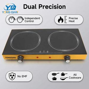 <span class=keywords><strong>Cuisinière</strong></span> à induction à double plaque en céramique de 2400 watts <span class=keywords><strong>Cuisinière</strong></span> réglable avec plaque chauffante solide - Product Image 3