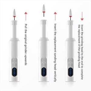 Cordless Electric <b>Nail</b> Drill Machine Rechargeable <b>Nail</b> File Milling Cutter for Manicure Pedicure Remover Sander - Product Image 5