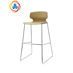 Taburetes de Bar Modernos, Coloridos, Duraderos, que Ahorran Espacio, de Plástico, Multiusos, para Cafeterías, Bares y Hogares - Product Image 1
