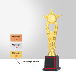 Nuovo arrivato trofeo di Design stellato moderno popolare concorso di canto e danza trofeo di plastica premi Logo personalizzato e trofeo di Design - Product Image 2