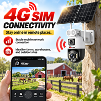 Caméra solaire PTZ Wistino 20W 24000mAh avec carte SIM 4G, zoom 18X, pour la sécurité des routes et des terres agricoles rurales, caméra solaire AOV haute performance