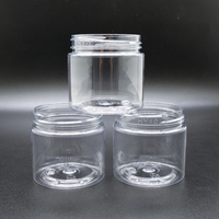 Récipient en plastique transparent de qualité alimentaire 60 ml Pot/bouteille en plastique PET pour beurre de cacahuète Miel Confitures