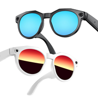SANVNET 2026 SNT NEX Lunettes Intelligentes avec Caméra 8MP 4K, Appel Bluetooth, Transfert Vidéo Wi-Fi, Traduction, Lunettes de Soleil IA, Lunettes Connectées
