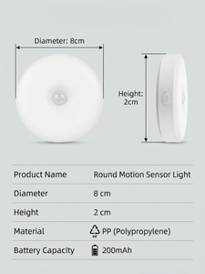 Luz LED Recargable con Sensor de Movimiento para Gabinete, 3 Colores, Tipo C, Magnética, para Armario, Guardarropa, Escalera, Directo de Fábrica - Product Image 2