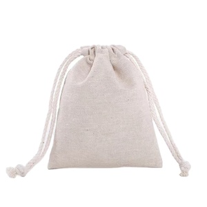 Sac à poussière en toile écologique imprimé avec logo personnalisé, coton biologique recyclé, cordon de serrage, sac de rangement, pochette en mousseline, sac à main de luxe - Product Image 3