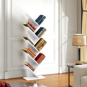 Estantería de MDF con Forma de Árbol para Libros, Revistas, CDs, Librería Geométrica ZY121 - Product Image 6