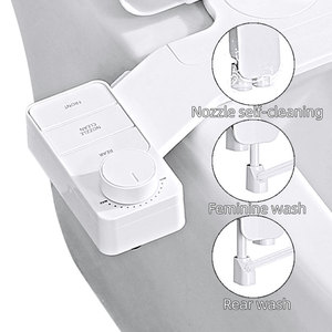 New Design Removable Detachable Toilet Bidet Sprayer Good Price Rear Wash Bidet Toilet Attachment Wholesale Ultra-Slim Bidet