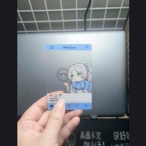 ऐक्रेलिक पारदर्शी कार्ड कस्टम कार्ड रंगीन स्टार समर्थन टिकट स्टब दो आयामी पारदर्शी कार्ड - Product Image 4