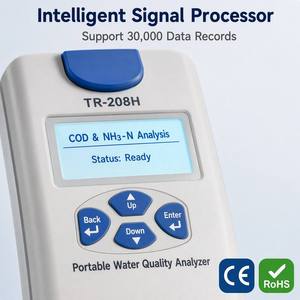 เครื่องวัด COD และแอมโมเนียไนโตรเจนแบบพกพา รุ่น TR 208H, เครื่องวิเคราะห์คุณภาพน้ำหลายพารามิเตอร์สำหรับการตรวจสอบน้ำเสียในกรณีฉุกเฉิน - Product Image 3