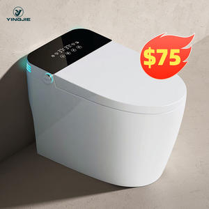 โถสุขภัณฑ์อัตโนมัติแบบตั้งพื้น ชิ้นเดียว เซรามิก โถสุขภัณฑ์อัจฉริยะ - Product Image 2