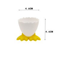 Usine personnalisé pique-nique créatif réutilisable dessin animé pour enfants en plastique porte-gobelet ménage bébé nourriture oeuf tasse pour la fête