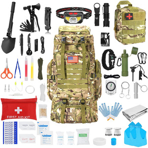 Sac à dos tactique 80L camouflage, système Molle, grande capacité, équipement de randonnée et de camping en plein air - Product Image 2